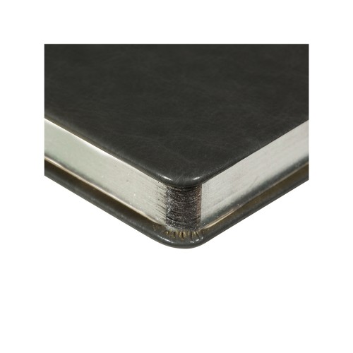 Ежедневник недатированный А5 "Megapolis Nebraska", серый с серебристым обрезом