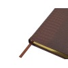 Ежедневник недатированный А5 "Amazonia", коричневый с золотым обрезом
