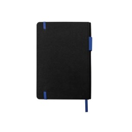 Бизнес блокнот "Bossy" с цветным срезом, твердая обложка, 128 листов, черный и синий