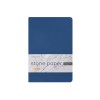 Ежедневник с каменной бумагой недатированный А5 "Carrara", темно-синий