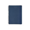 Ежедневник недатированный на гребне А5 "Pragmatic", темно-синий