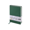 Ежедневник с каменной бумагой недатированный А5 "Carrara", зеленый
