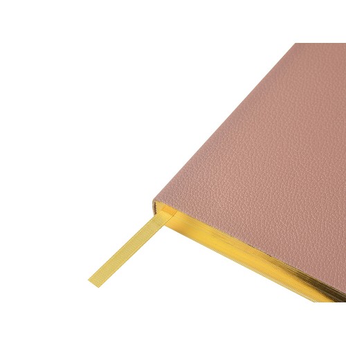 Ежедневник недатированный А5 "Morandi. Пыльная роза" с нашивкой, пыльно-розовый