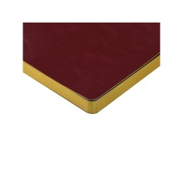 Ежедневник недатированный А5 "Megapolis Nebraska Flex", бордовый с золотым обрезом