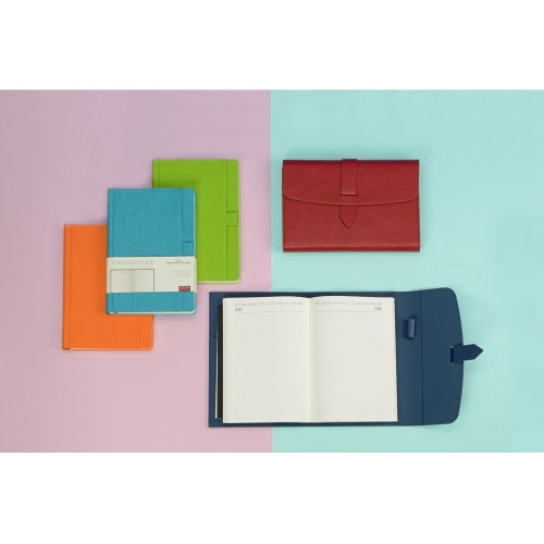 Ежедневник недатированный А5 "Senate" с магнитным клапаном, красный