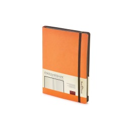 Ежедневник А5 недатированный «Megapolis Soft», оранжевый (Р)