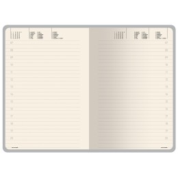 Ежедневник А5 "Megapolis Color New" soft-touch, серый