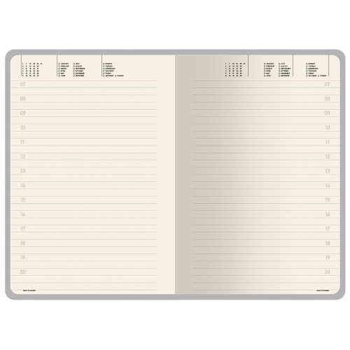 Ежедневник А5 "Megapolis Color New" soft-touch, серый