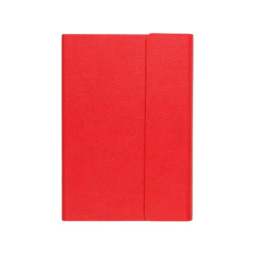 Ежедневник недатированный с магнитным клапаном А5 "Venezia", красный