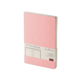 Ежедневник А5 недатированный «Megapolis Velvet Flex», розовый powder