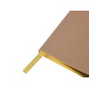 Еженедельник недатированный А6 "Total beige" с нашивкой, бежевый