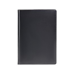 Ежедневник недатированный А4 "Sidney Nebraska", черный (серебряный обрез)