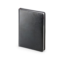 Ежедневник недатированный А6 "Sidney Nebraska", черный (серебряный обрез)