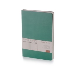 Ежедневник А5 недатированный «Megapolis Flex», морская волна (Р)