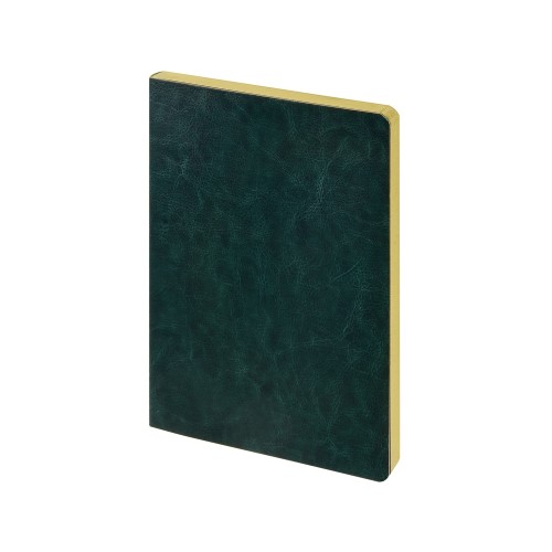 Ежедневник недатированный А5 "Megapolis Nebraska Flex", зеленый с золотым обрезом