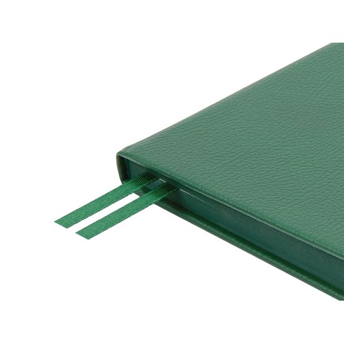 Ежедневник недатированный А5 "Megapolis Nappa", зеленый