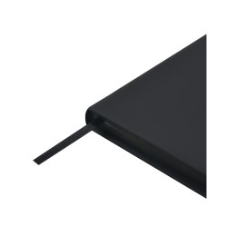 Ежедневник А5 "Megapolis Color" soft-touch, черный