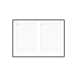 Ежедневник недатированный А5 «Velvet», небесно-голубой