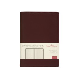 Еженедельник недатированный А5 «Concept», бордовый