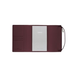 Ежедневник недатированный  А5- "Dolce Vita"  (бордовый)