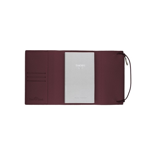 Ежедневник недатированный  А5- "Dolce Vita"  (бордовый)