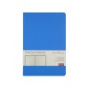 Ежедневник А5 недатированный «Megapolis Velvet Flex», синий флуор