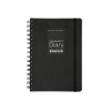 Ежедневник недатированный на гребне А5 "Pragmatic", черный