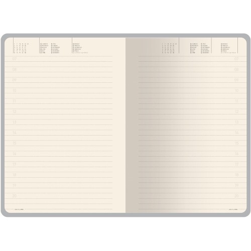 Ежедневник недатированный А5 "Megapolis Nebraska", черный с золотым обрезом