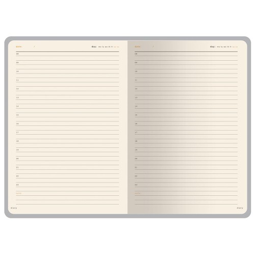 Ежедневник А5 недатированный «Prestige», красный