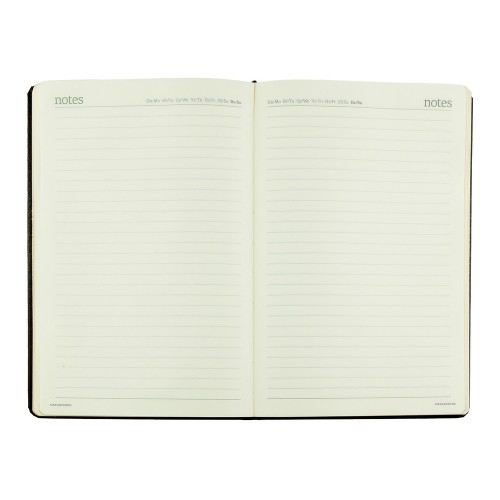 Ежедневник недатированный А5 «Megapolis», черный (золотой обрез)