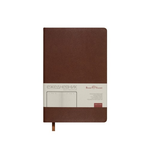 Ежедневник недатированный А5 "Loft", коричневый