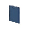 Ежедневник недатированный на гребне А5 "Pragmatic", темно-синий