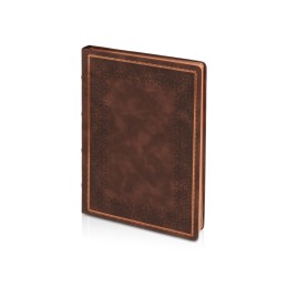 Ежедневник недатированный А4 "Royal", коричневый с бронзовым срезом
