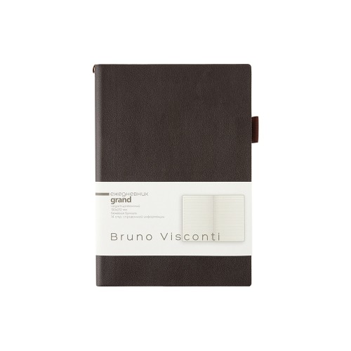 Ежедневник недатированный А5 "Grand", коричневый
