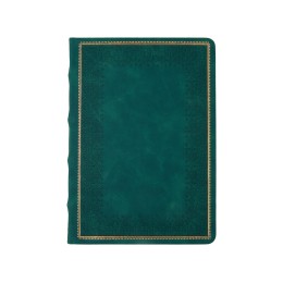 Ежедневник недатированный А5 "Royal", зеленый с бронзовым срезом