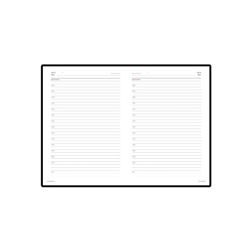 Ежедневник недатированный А5 "Sidney Nebraska", белый (золотой обрез)