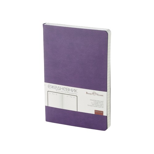 Ежедневник А5 недатированный «Megapolis Velvet Flex», фиолетовый