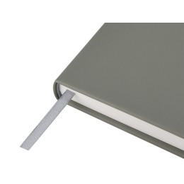 Ежедневник с каменной бумагой недатированный А5 "Carrara", серый