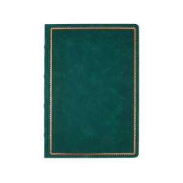 Ежедневник недатированный А4 "Royal", зеленый с бронзовым срезом