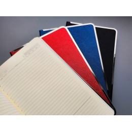 Ежедневник А5 недатированный «Bridge», черный/серебристый