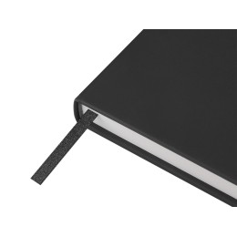 Ежедневник с каменной бумагой недатированный А5 "Carrara", черный