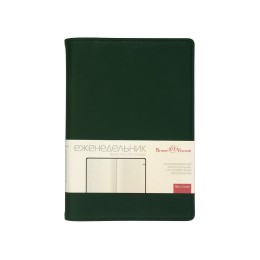 Еженедельник недатированный А5 «Concept», зеленый