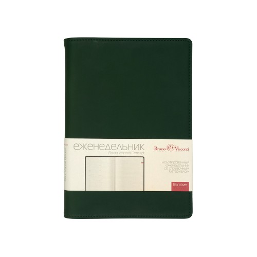 Еженедельник недатированный А5 «Concept», зеленый