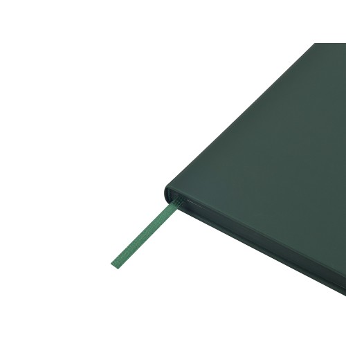 Ежедневник А5 "Megapolis Color New" soft-touch, темно-зеленый