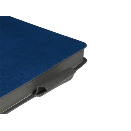 Ежедневник недатированный А5 «Boston», синий (серый обрез)