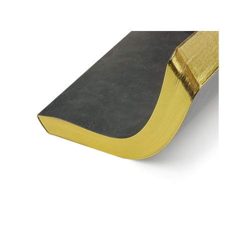 Ежедневник недатированный А5 "Megapolis Nebraska Flex", серый с золотым обрезом (Р)