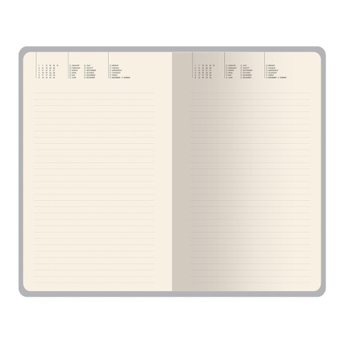 Ежедневник недатированный А5 "Morandi. Пыльная роза" с нашивкой, пыльно-розовый