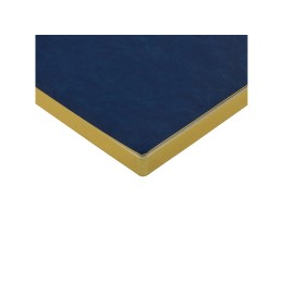 Ежедневник недатированный А5 "Megapolis Nebraska Flex", синий с золотым обрезом (Р)