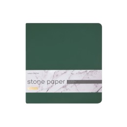 Еженедельник с каменной бумагой А5+ "Carrara", зеленый