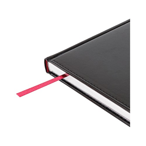 Ежедневник недатированный А4 "Sidney Nebraska", черный (серебряный обрез)